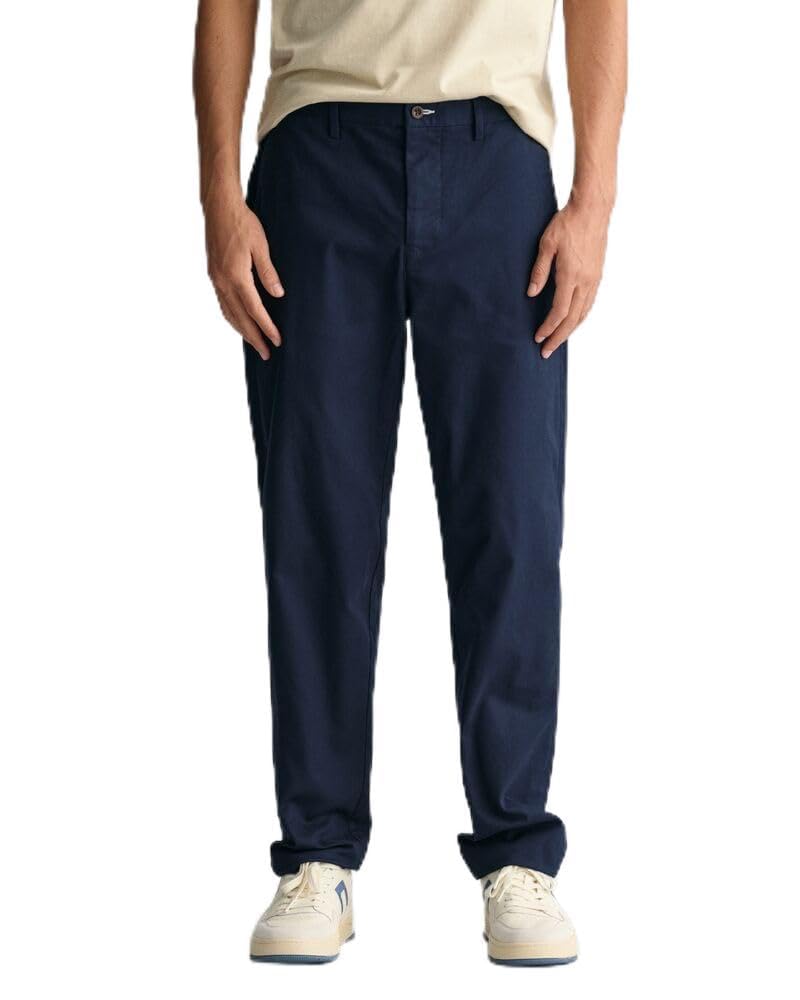 GANT Men's Regular Tp Chinos Dress Pants , Navy,33W / 36L