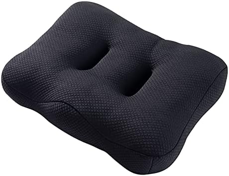DYMGFZD Seat Cushion Pillow for Office Chair/Car, Comfortable Booster Seat Chair Pad/Cushions Butt Pillow for Lower Back, Coccyx Relief Car, Wheelchair, Computer and Desk Chair (Black)