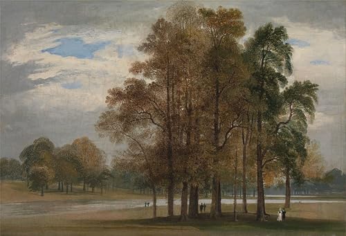 Cuadro arte pared Hyde Park de John Martin: pintura decorativa de 60x90cm para sala