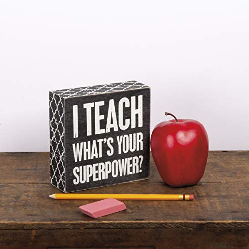 Primitives-by-Kathy-25216-Lattice-Trimmed-Box-Sign-I-Teach Primitives by Kathy 25216 Lattice Trimmed Box Sign I Teach