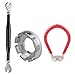 Shurhome Bike Spoke Wrench Set Steel Bike Rim Correct Tool Multi-Functional Spoke Tool Road and Mountain Bike Spoke Tool