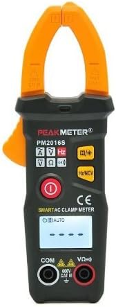 Digital Clamp Meter Mini Multimeter Handheld Current Resistance Frequency NCV Tester, 6000 Counts