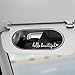 3 x Hello Beautiful Rearview Mirror Decal, Vanity Mirror Stickers, Rear View Mirror Vinyl Decor, Car Accessories Gifts, Car Decor for Women, Car Window Decal, Self Affirmations Stickers