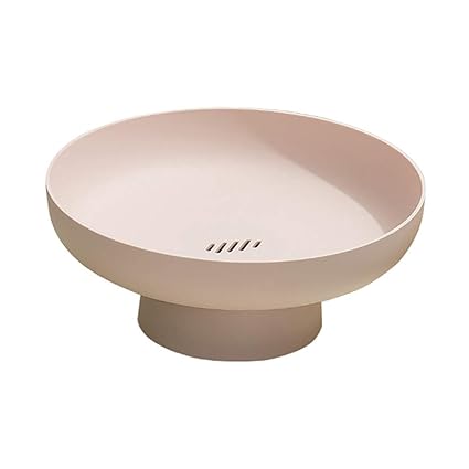 CALANDIS 1Pc Fruit Storage Snack Tray Drainer Basket Candy Nut Dish Home for Nuts Pink