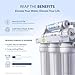 APEC Water Systems ROES-50 Essence Series Top Tier 5-Stage WQA Certified Ultra Safe Reverse Osmosis Drinking Water Filter System