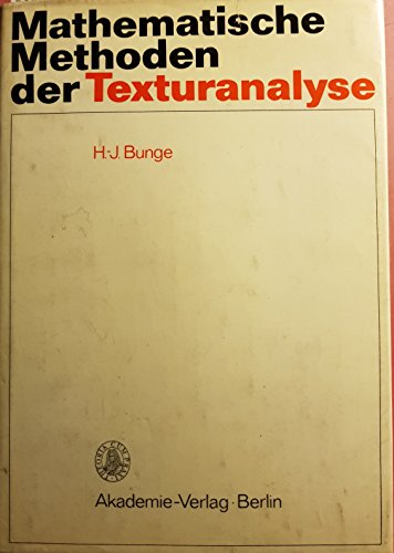 Mathematische Methoden der Texturanalyse