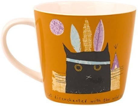 Jane Ormes DXK05TD 10 x 10 x 9 cm Ceramic Wild West Mug, Multi-Colour by Jane Ormes