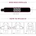SEBNATAL Lightweight Elastic Waist Trimmer Belt, Waistband with Back Support, Portable Goth Skull Head Board Witch Black Art Compression Belt for All Day Wear