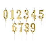 Velas con números de cumpleaños, suministros de graduación, velas numéricas para tartas de vacaciones, para bodas, graduaciones, jubilación, reuniones familiares, niños, adolescentes, adultos
