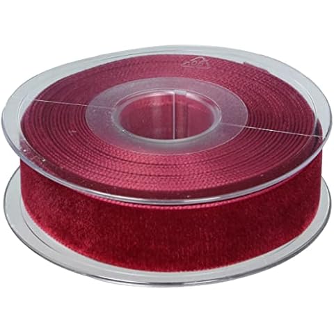 Berisfords 00102500229614DF Velvet Ribbon, Dark Red, 102 x 30 x 102 cm Cover