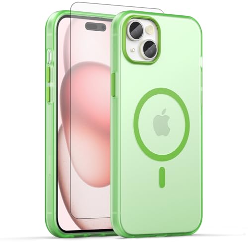 Coque iPhone 15 Plus pour le quotidien actif avec dos mat anti-traces