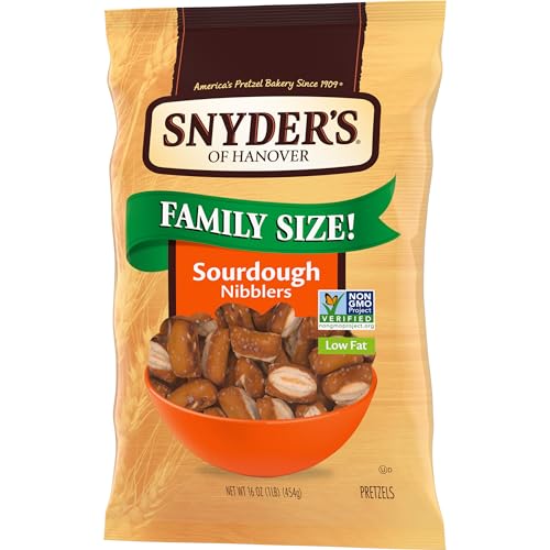 Snyder's of Hanover Sourdough Nibblers Pretzels, 16 Oz image 6
