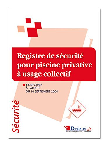 Registre Piscine Privative Usage Collec. - P012
