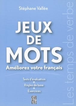 Paperback Jeux de mots - temps de verbe [French] Book