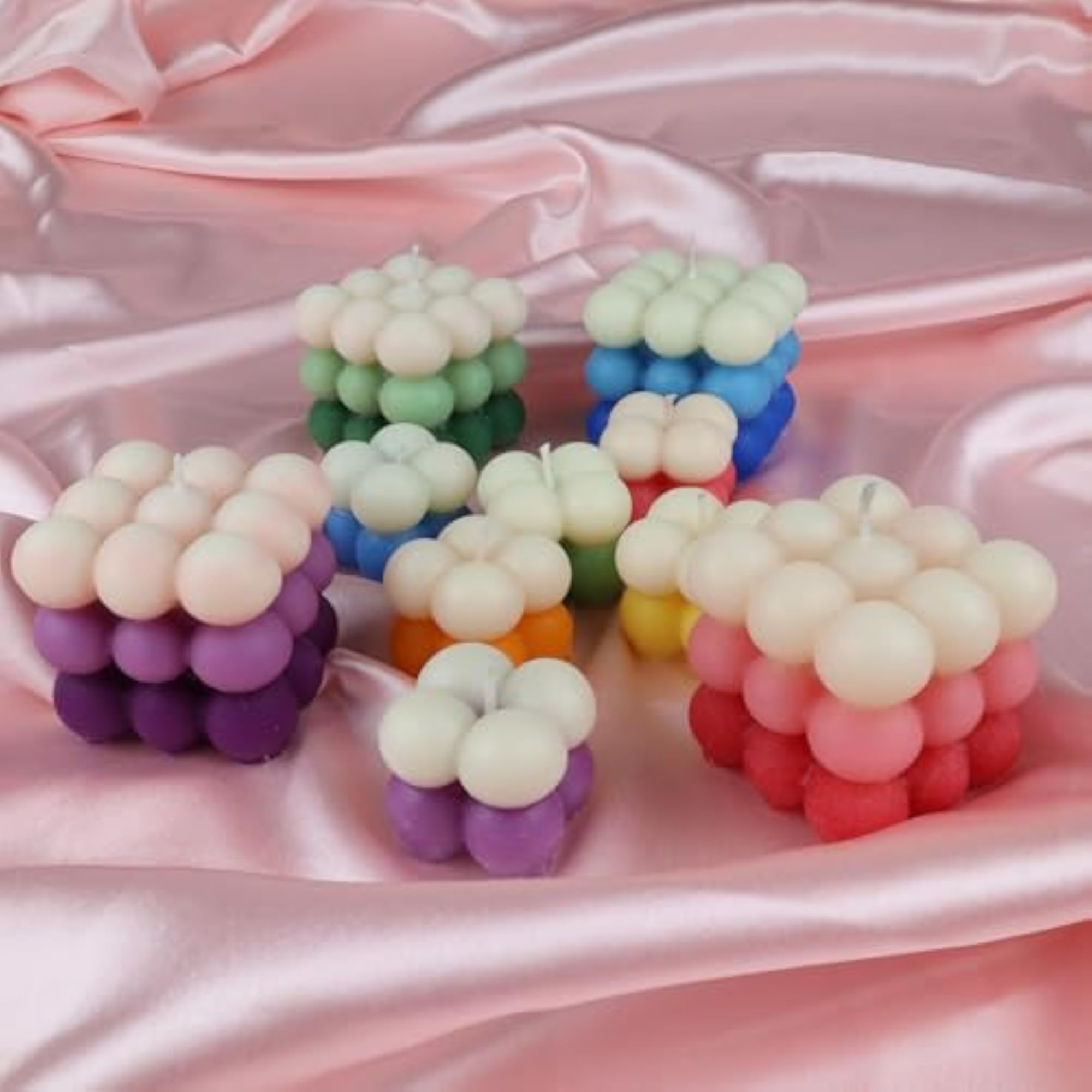 Small Bubble Soy Wax Scented Candle Multi-Pack of 6