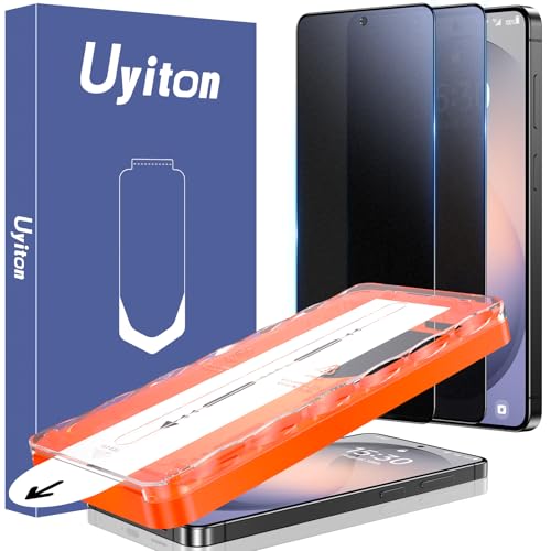 Image of Uyiton for Samsung Galaxy S26 Plus Matte Privacy Screen Protector - 2 Pack | Anti-Spy, Anti‑Glare & Anti‑Fingerprint, Fingerprint Unlock, 9H+ Hardness, Scratch-Resistant, Bubble-Free, Easy Install