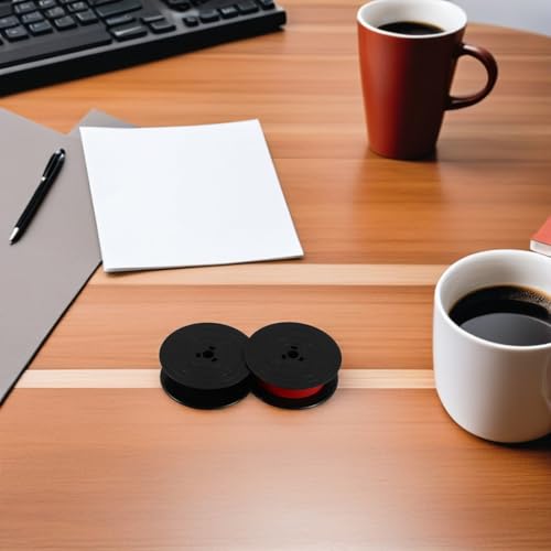 Cinta de máquina de escribir de doble carrete con tinta bicolor de alta definición pack de 5 5