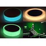 【Material】: Unsere Leuchtbandaufkleber bestehen aus Vinylbandrollen. Kurze Lagerzeit und hohe Lichtstärke. Wenn das Licht mindestens 20 bis 30 Minuten lang direktem Licht ausgesetzt wird, kann es 6 bis 8 Stunden lang Licht abgeben.