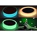 Qiwenr 3 Stück Fluoreszierendes Klebeband，Luminous Tape Leuchtendes Band Phosphor Klebeband Markierungsband Leuchten Selbstklebeband，10m x 1cm für Sicherheitszeichen Party Inneneinrichtung