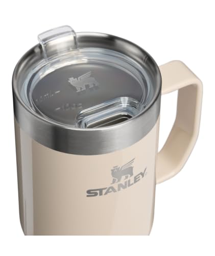 Image of STANLEY The Everyday Suburban Mug | 16 oz | Drink Through Lid | Cup for Coffee, Tea and Drinks | Insulated Stainless Steel Coffee Mug | BPA-Free | Champagne Gloss