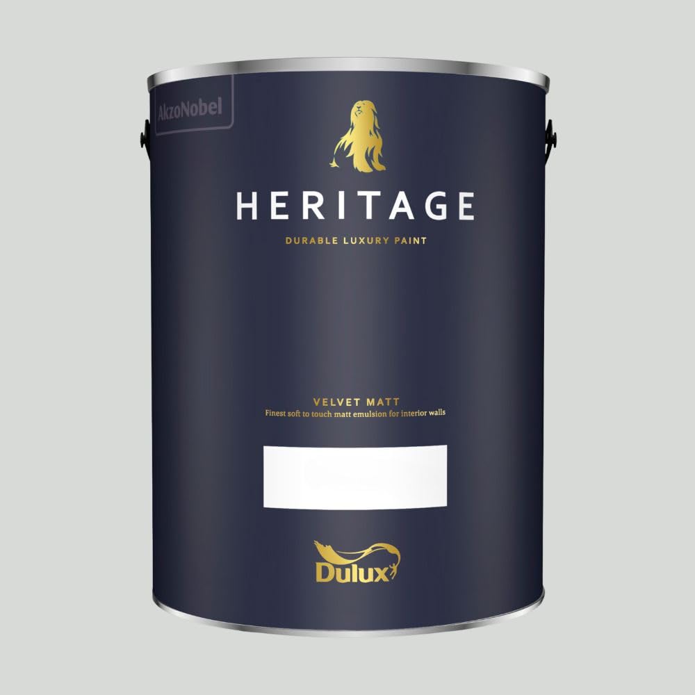 Dulux Heritage Walls and Ceilings Paint - Turtledove Grey - Velvet Matt Emulsion - 5L