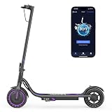 Electric Scooter for Adults & Teens, 350W Motor, 15 Miles Long Range, 19 MPH Max Speed, 8.5' Solid Tire, Lightweight EScooter with Dual Brakes & Lights, APP