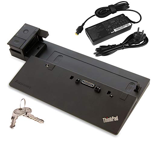 Perfect Case Lenovo ThinkPad Ultra Dock für ThinkPad T440 T450 T460 T470 T550 T560 T570 X240 X250 X260 X270 W540 W541 W550s P50s P51s | MIT SCHLÜSSEL | MIT NETZTEIL |