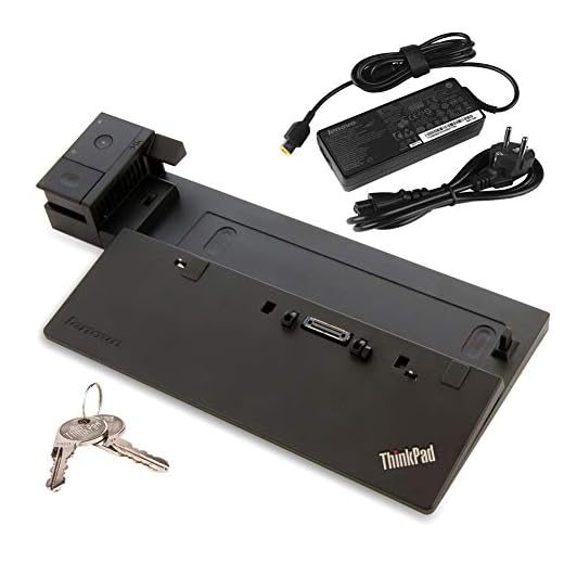 Perfect Case Lenovo ThinkPad Ultra Dock für ThinkPad T440 T450 T460 T470 T550 T560 T570 X240 X250 X260 X270 W540 W541 W550s P50s P51s | MIT SCHLÜSSEL | MIT NETZTEIL |