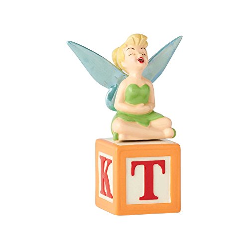 Enesco Disney Peter Pan” Tinker Bell Ceramic Salt and Pepper Shakers, 4.5