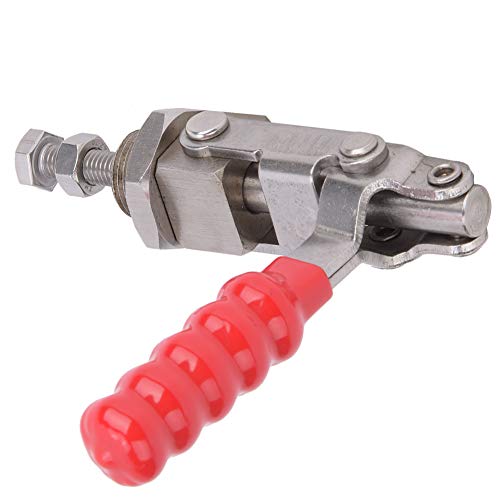 Image of Aumotop Quick Toggle Clamp Stainless Steel 136KG Strong Clamping Force for Heavy Workpieces 180 Degree Handle Movement