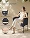 SONGMICS Balkonmöbel, Gartenmöbel-Set, aus PE-Polyrattan, Lounge-Set, Tisch und 2 Stühle, Terrassenmöbel, Outdoor, für Terrasse, Balkon, Garten, schwarz-Taupe GGF003B01