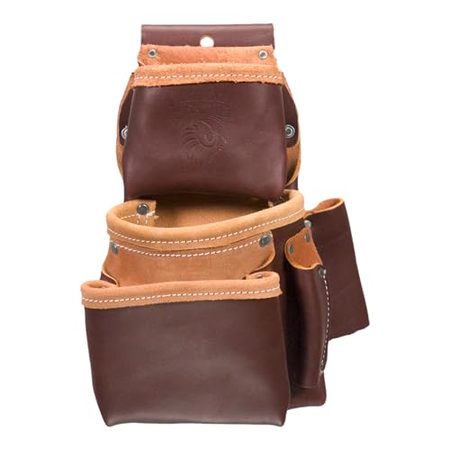 Occidental Leather Pro Trimmer Fastener Bag - 8 Pockets & Tool Holders - Made in USA