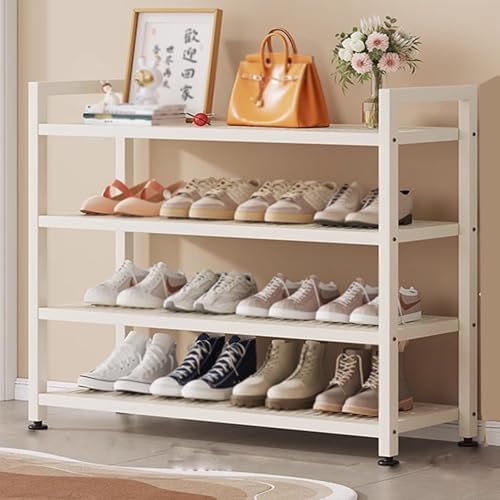 Shoe Storage Cabinet Cabinets Hallway Slim Cupboard Cupboards Hallways Slimline，Slim Black Arrow Shoe Cabinet for Entryway - Non-Slip Foot Pads, Sturdy Carbon Steel, Hollow-Out Design, Porta