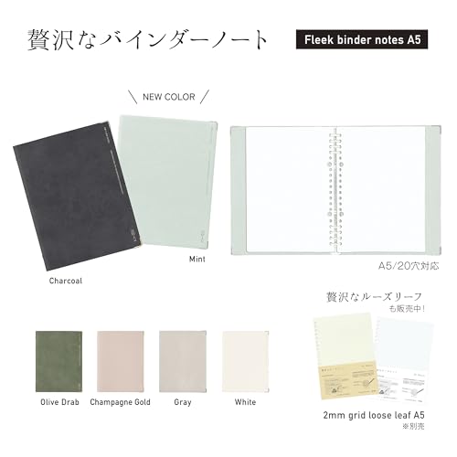 Carnet de notes A5 Gris kleid Binder Freak 8417-06 à couverture rigide - 7