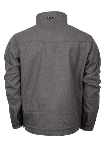 STS Ranchwear Western Jacket Boys Pockets Zip Heather Gray STS91222