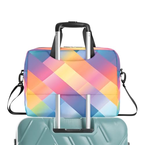 Bolso para portátiles con patrón geométrico colorido 16in miniatura 7