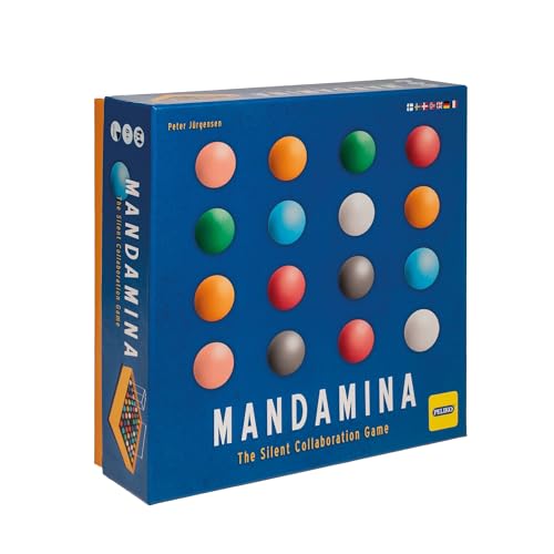 MARTINEX Mandamina MA010 Kooperatives Spiel mit Kugeln aus Holz – Kooperatives Spiel für 1 bis 4 Spieler ab 8 Jahren