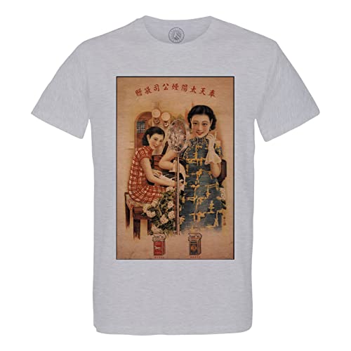 T-Shirt Homme Coton Bio Pub Sun Tabac Vintage idéal pour l'été