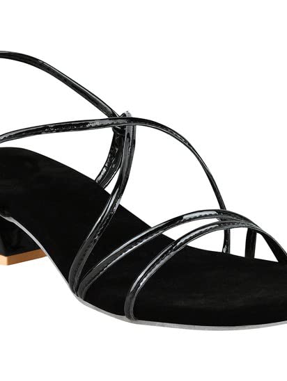 Image of JM LOOOKS Kitten Heel Sandal for Womens Block Heel Sandal Comfortable Heel Sandal Trendy Flatform Sandals for Girls Casual and Stylish