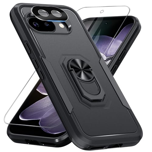 for Google Pixel 9a Case with Screen Protector+Camera Lens Protector,Heavy ...