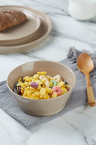 Famiware Saturn Dinnerware Sets, 12 Piece Dish Set, Plates And Bowls Sets For 4, Multi-Color #TOP2