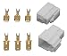 Produktbild 10x Gehäuse Stecker 6,3mm Flachsteckhülsen Flachstecker Steckergehäuse (3 Polig)