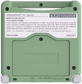 IPS Ready Upgraded eXtremeRate Matcha Green Custom Replacement Housing Shell for Gameboy Advance SP GBA SP – Compatible with Both IPS & Standard LCD – Console & Screen NOT Included — view 6