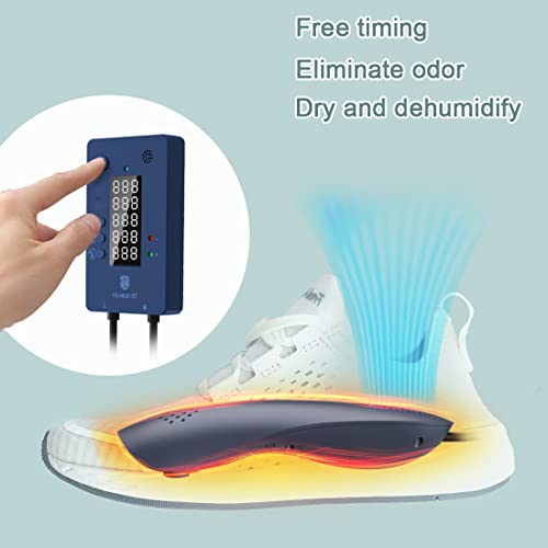 Boot Dryer For Work Boots, Shoe Drye And Deodorizer,Boot Warmer Dryer With Heat Blower, For Drying Of Various Shoes And Boots,Eliminate Odor（Blue） #TOP1