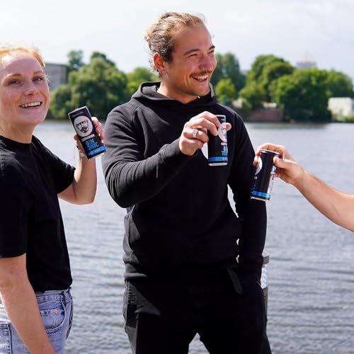 KNUT HANSEN GIN TONIC | Erfrischend und trinkfertig für unterwegs | Hergestellt aus KNUT HANSEN DRY GIN und selbst hergestelltem TONIC | 10% vol. | 12 x 250ml Dose