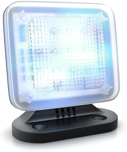 CSL - LED TV-Simulator Fake-TV - LED Fernseh-Attrappe - Dummy TV Fernsehsimulator - Einbruchschutz Home Security - energieeffizient - 12-farbige LEDs - 3 Programme - Zufallsmuster