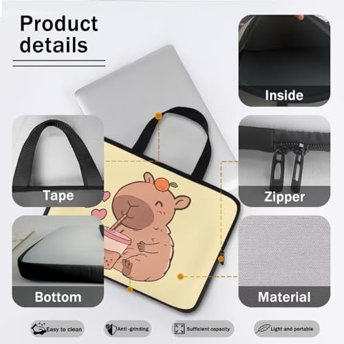 Funda para portátil de 17 pulgadas Suhoaziia neopreno miniatura 5