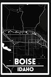 Photo Gallery boise map journal: minimalist design notebook featuring boise Photo Gallery boise map journal: minimalist design notebook featuring boise
