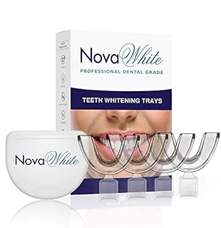 NovaWhite Teeth Whitening Trays - Moldable, Trimmable, Custom Fit, Comfortable, BPA FREE, Latex