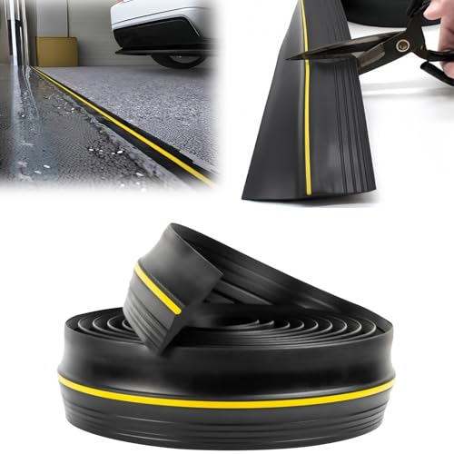 【雨、雪、虫、葉侵入防止】ゴムストリップ 20ft 幅90MM 車庫 ガレージドアシール シャッター 隙間対策 防風雨ゴム 滑り止めリッジ 車庫ドアシール 取り付けやすい 防雪 雨 風 クモ バッタ対策 応急措置 3M